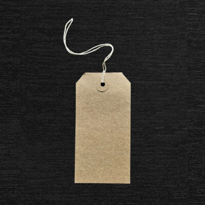 Buff Strung Tags